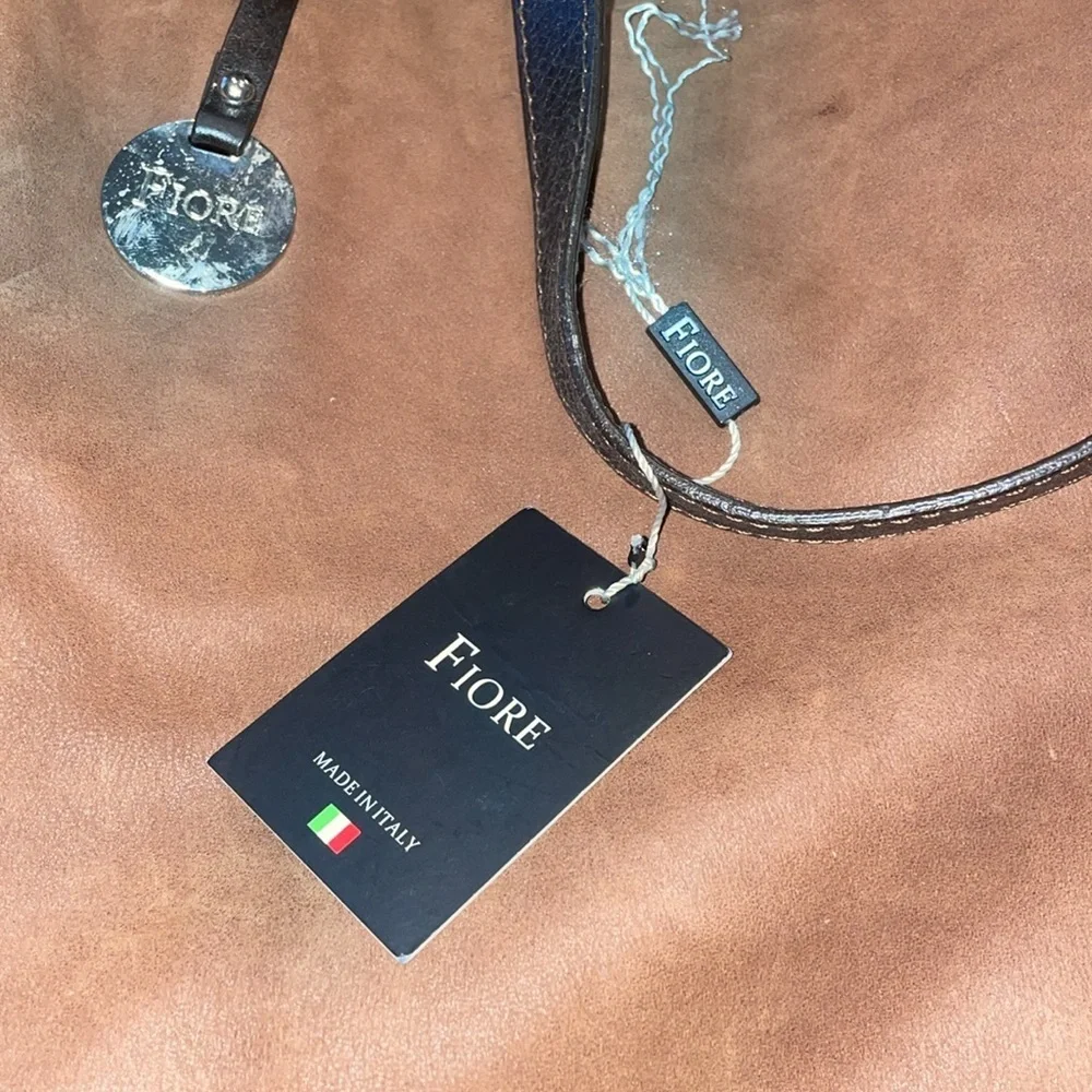 Fiore Genuine Leather hobo bag made in Italy P9